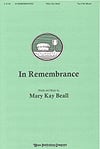 In Remembrance Two-Part Mixed choral sheet music cover Thumbnail